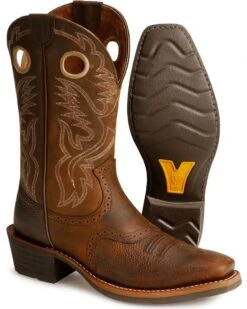 Ariat Men's Heritage Roughstock Western Performance Boots - Square Toe 13 Ariat Men's Heritage Roughstock Western Performance Boots - Square Toe -Ariat 030102 41 D1