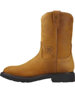 Ariat Men's Sierra Western Work Boots - Soft Toe -Ariat 030134 BR LT
