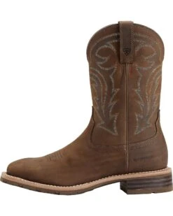 Ariat Hybrid Rancher Waterproof Pull On Work Boots - Square Toe -Ariat 030692 41 D1