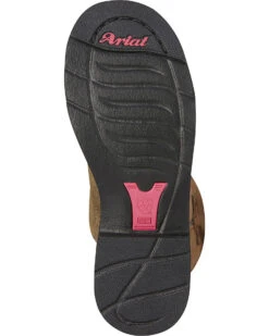 Ariat Fatbaby Brown Bomber Leather Boots - Crepe Sole -Ariat 031302 EZ BM