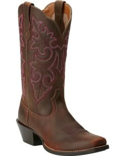 Ariat Women's Round Up Square Toe Western Boots
