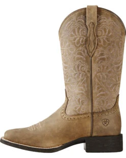 Ariat Women's Rich Brown Round Up Remuda Western Boots - Square Toe 18 Ariat Women's Rich Brown Round Up Remuda Western Boots - Square Toe -Ariat 031B57 12 LT