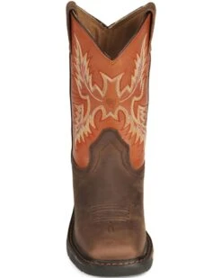 Ariat Boys' Earth Workhog Western Boots - Square Toe 12 Ariat Boys' Earth Workhog Western Boots - Square Toe -Ariat 053712 B8 FT
