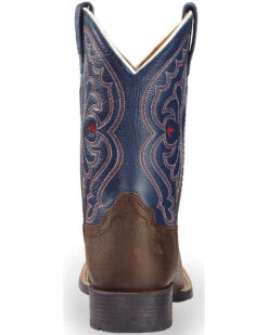 Ariat Boys' Royal Blue Quickdraw Western Boots - Square Toe 15 Ariat Boys' Royal Blue Quickdraw Western Boots - Square Toe -Ariat 053A07 41 BK