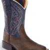 Ariat Boys' Royal Blue Quickdraw Western Boots - Square Toe -Ariat 053A07 41 P1