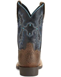 Ariat Boys' Tombstone Western Boots - Broad Square Toe 11 Ariat Boys' Tombstone Western Boots - Broad Square Toe -Ariat 053D31 B8 BK