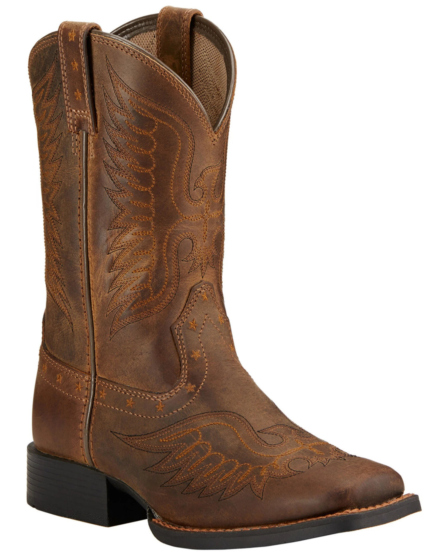 Ariat Boys' Honor Western Boots - Square Toe 3 Ariat Boys' Honor Western Boots - Square Toe