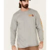 Ariat Men's FR Logo Crew Neck Long Sleeve Shirt -Ariat 0865V8 80 P1