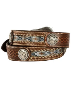 Ariat Men's Aztec Concho Belt 8 Ariat Men's Aztec Concho Belt -Ariat 120K64 19 P2
