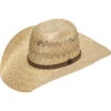 Ariat Men's Sisal Straw Punchy Cowboy Hat 1 Ariat Men's Sisal Straw Punchy Cowboy Hat -Ariat 2000172378 280 P1