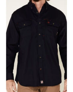 Ariat Men's FR Solid Vent Long Sleeve Button Down Work Shirt  -Ariat 2000199831 410 P3