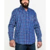 Ariat Men's Collins FR Plaid Print Long Sleeve Button Down Work Shirt 1 Ariat Men's Collins FR Plaid Print Long Sleeve Button Down Work Shirt -Ariat 2000210098 400 P1