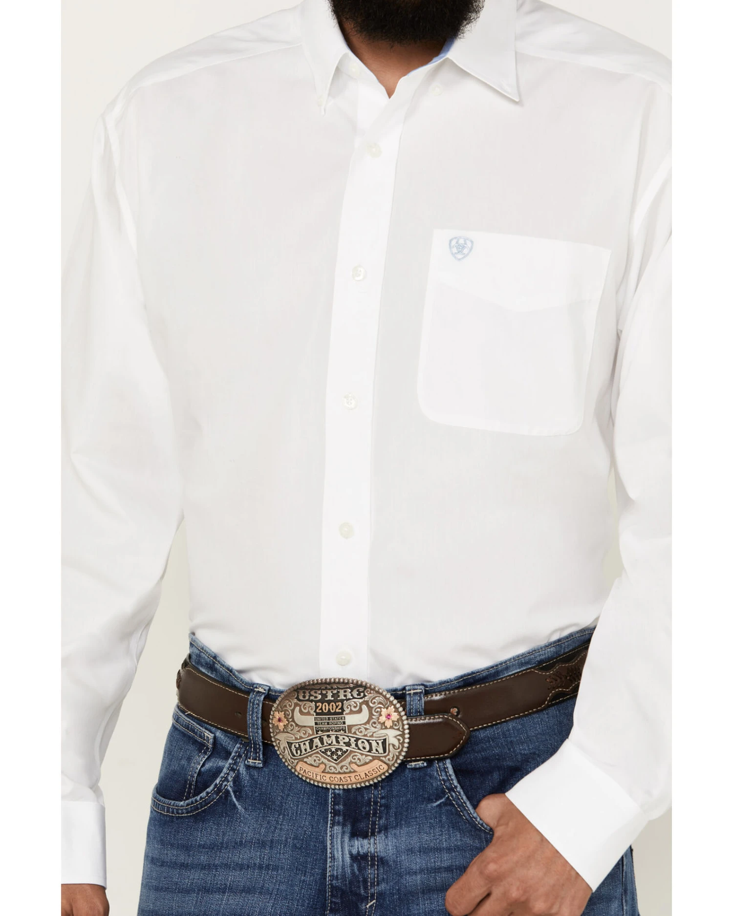 Ariat Men's Winkle Free Long Sleeve Button-Down Western Shirt 5 Ariat Men's Winkle Free Long Sleeve Button-Down Western Shirt - Image 3