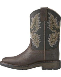 Ariat Youth Boys' Workhog Bruin Western Boots -Ariat 2000216414 200 LT