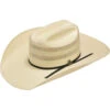 Ariat Men's 20X Natural Straw Vented Crown Cowboy Hat 2 Ariat Men's 20X Natural Straw Vented Crown Cowboy Hat -Ariat 2000234881 101 P1