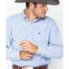 Ariat Men's Dayne Mini Striped Long Sleeve Western Shirt  -Ariat 2000238351 400 P1