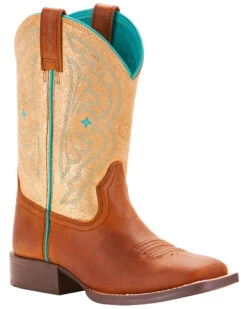 Ariat Girls' Quickdraw Western Boots - Square ToeÂ