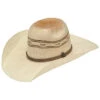 Ariat Men's Natural Brick Top Bangora Straw Western Hat 1 Ariat Men's Natural Brick Top Bangora Straw Western Hat -Ariat 2000242610 101 P1