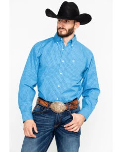 Ariat Men's Azure Ableman Plaid Long Sleeve Western Shirt