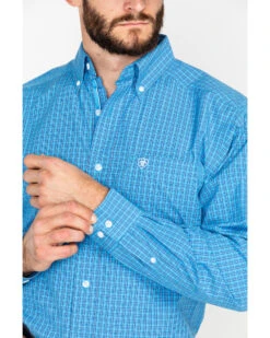 Ariat Men's Azure Ableman Plaid Long Sleeve Western Shirt -Ariat 2000244744 400 P4