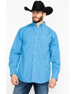 Ariat Men's Azure Ableman Plaid Long Sleeve Western Shirt -Ariat 2000244744 400 P5