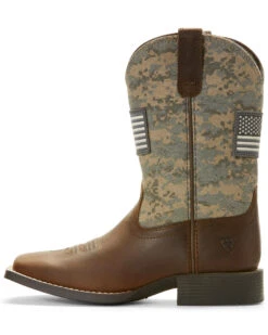 Ariat Boys' Patriot American Flag Western Boots - Broad Square Toe 8 Ariat Boys' Patriot American Flag Western Boots - Broad Square Toe -Ariat 2000258932 200 P2