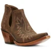 Ariat Women's Dixon Weathered Western Booties - Snip Toe -Ariat 2000258935 200 P1