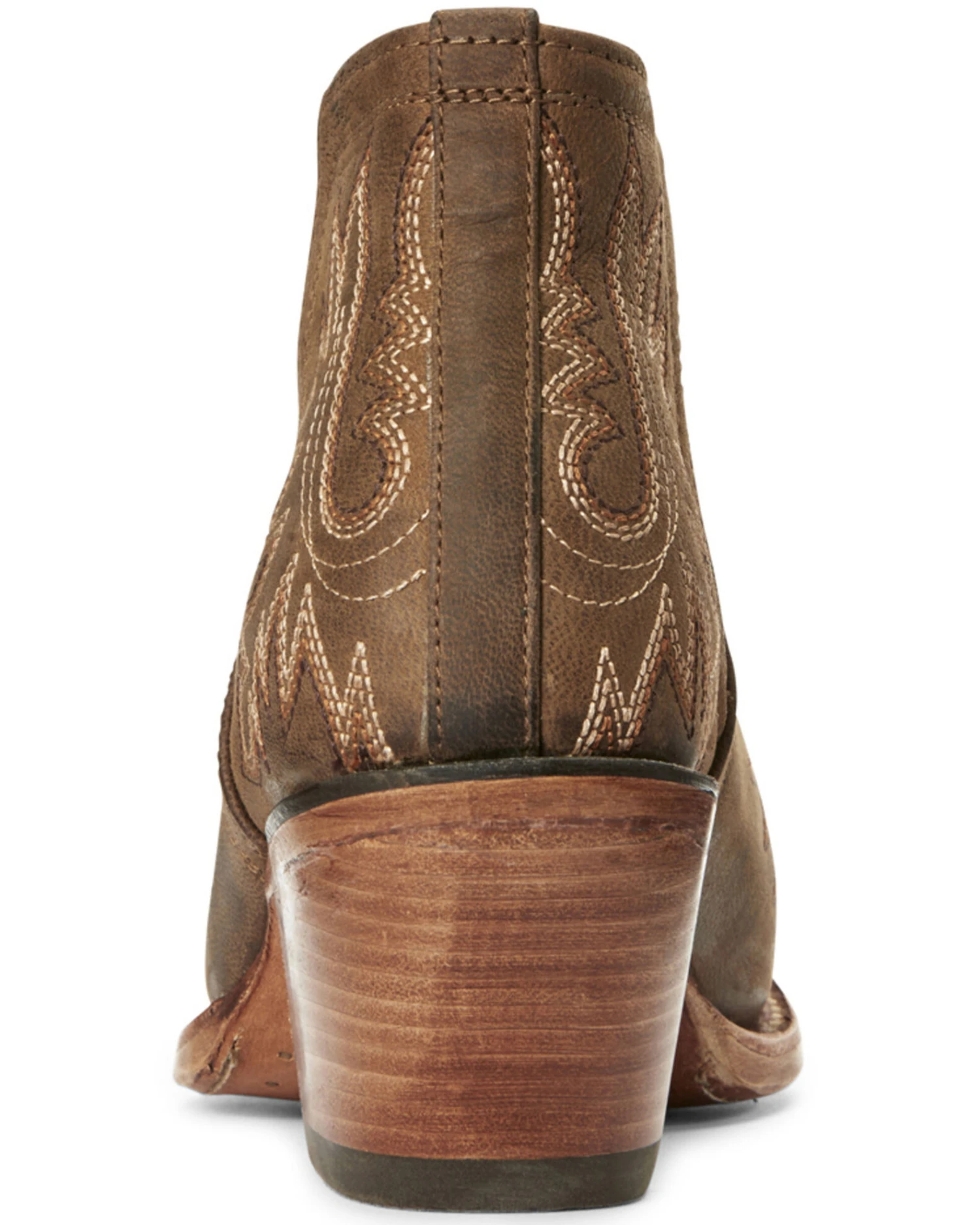 Ariat Women's Dixon Weathered Western Booties - Snip Toe 5 Ariat Women's Dixon Weathered Western Booties - Snip Toe - Image 3