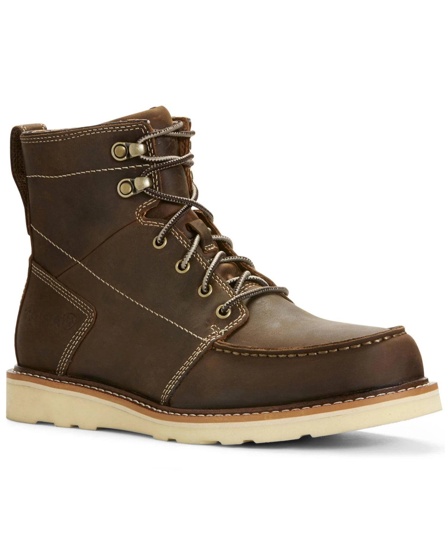 Ariat Men's Brewed Barley Recon Lace-Up Boots - Moc Toe 3 Ariat Men's Brewed Barley Recon Lace-Up Boots - Moc Toe