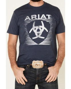 Ariat Men's Heather Shade Logo Short Sleeve Graphic T-Shirt