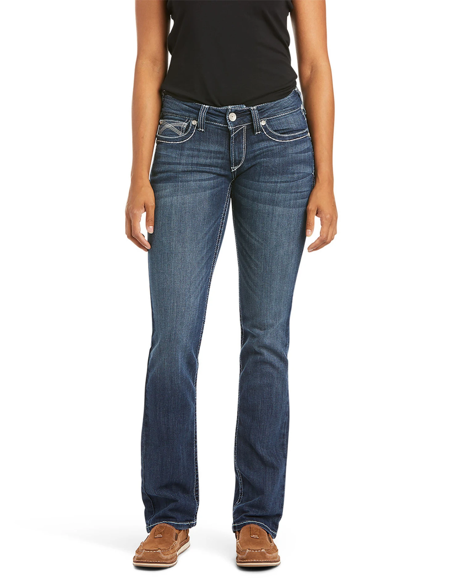Ariat Women's Ivy Dresden Straight Leg Jeans 3 Ariat Women's Ivy Dresden Straight Leg Jeans