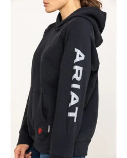 Ariat Women's FR Primo Fleece Logo Hooded Sweatshirt 11 Ariat Women's FR Primo Fleece Logo Hooded Sweatshirt -Ariat 2000281181 001 P4