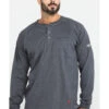 Ariat Men's FR Air Henley Long Sleeve Work Shirt  -Ariat 2000281690 022 P1