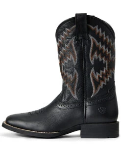 Ariat Boys' Tycoon Bear Western Boots - Broad Square Toe 8 Ariat Boys' Tycoon Bear Western Boots - Broad Square Toe -Ariat 2000281807 001 P2