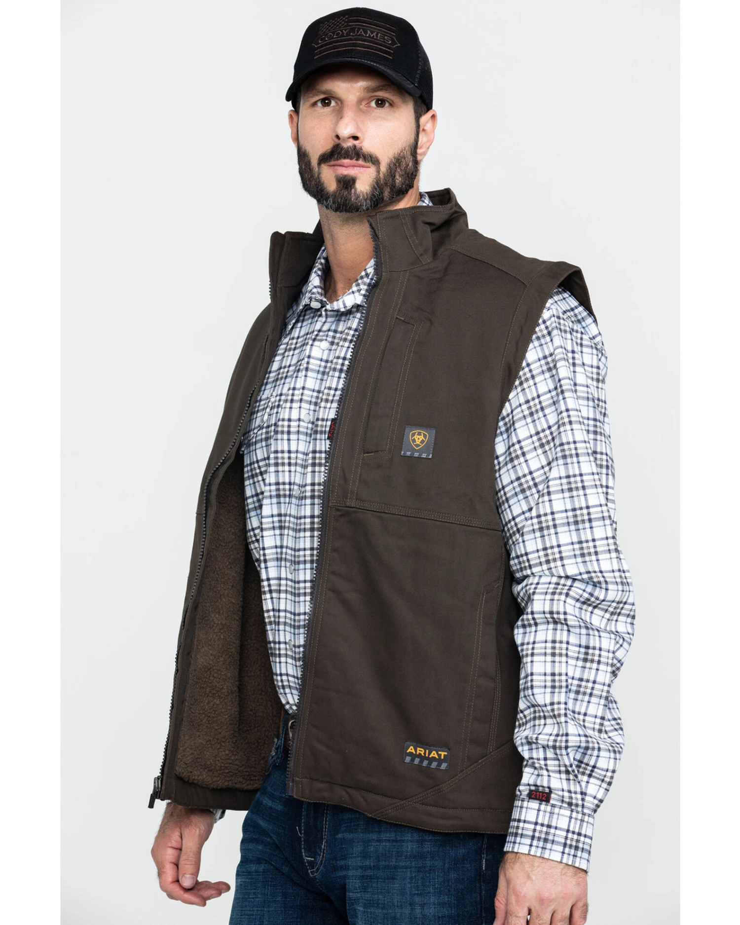 Ariat Men's Wren Rebar Duracanvas Work Vest 5 Ariat Men's Wren Rebar Duracanvas Work Vest - Image 3