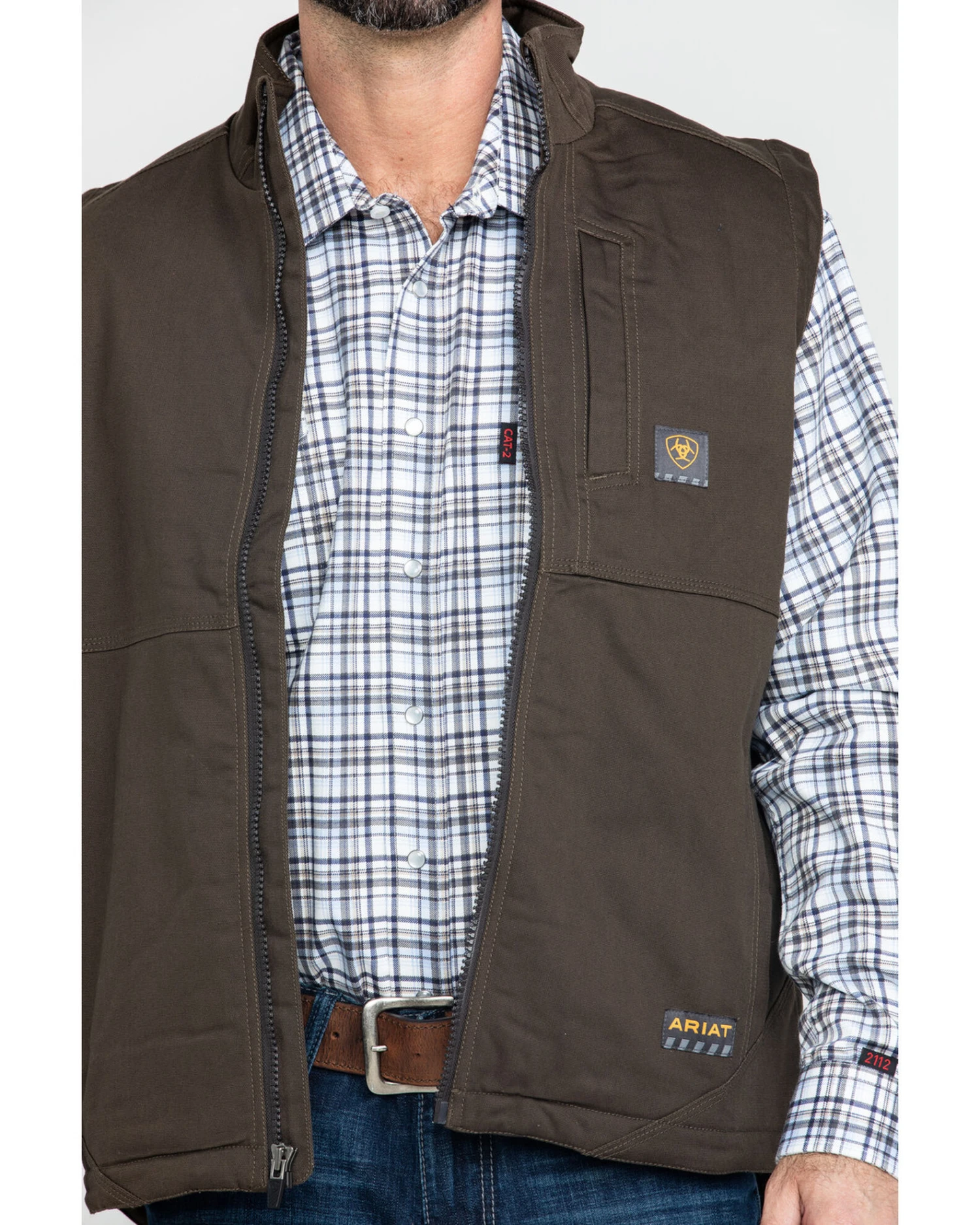 Ariat Men's Rebar Duracanvas Work Vest - Big & Tall 6 Ariat Men's Rebar Duracanvas Work Vest - Big & Tall - Image 4