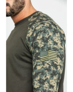Ariat Men's Camo FR Baseball Long Sleeve Work Shirt 11 Ariat Men's Camo FR Baseball Long Sleeve Work Shirt -Ariat 2000282197 340 P4