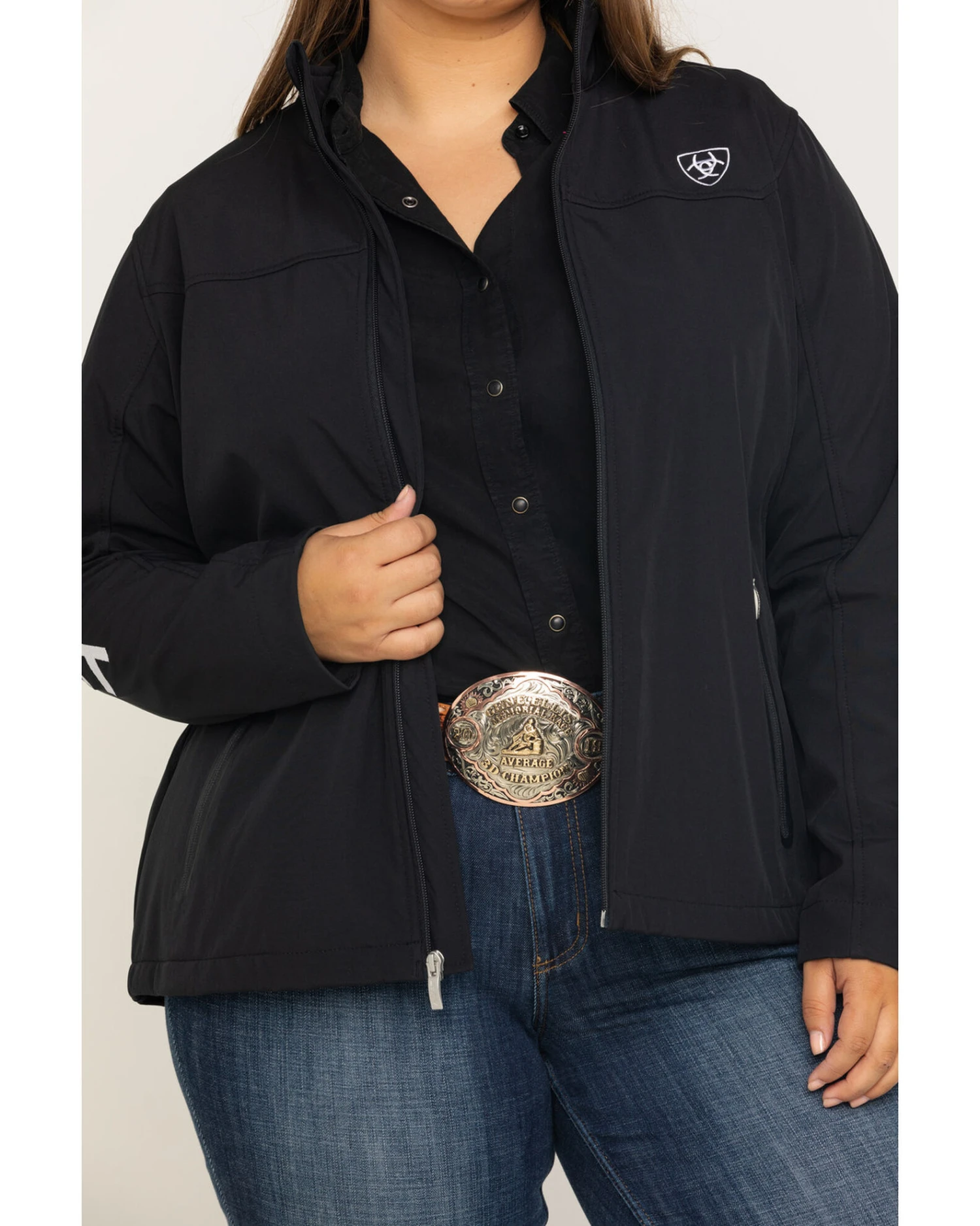 Ariat Women's Softshell Team Jacket - Plus 6 Ariat Women's Softshell Team Jacket - Plus - Image 4