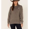 Ariat Women's Charcoal Logo Hoodie 2 Ariat Women's Charcoal Logo Hoodie -Ariat 2000283447 022 P1