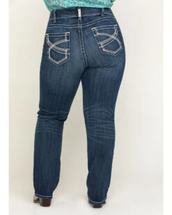 Ariat Women's R.E.A.L. Dresden Ivy Stackable Straight Jeans-Â Plus