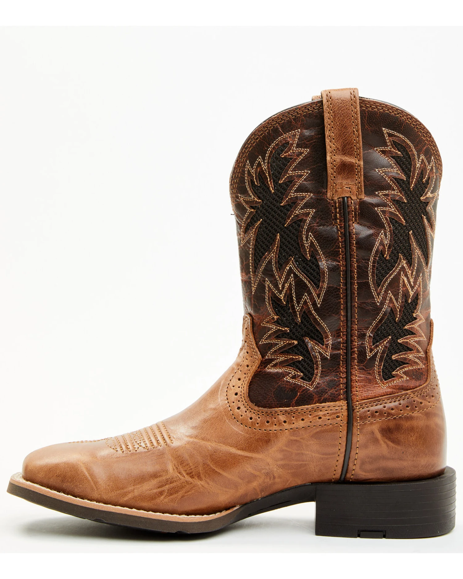 Ariat Men's Sport Cool VentTEK Western Performance Boots - Broad Square Toe 5 Ariat Men's Sport Cool VentTEK Western Performance Boots - Broad Square Toe - Image 3