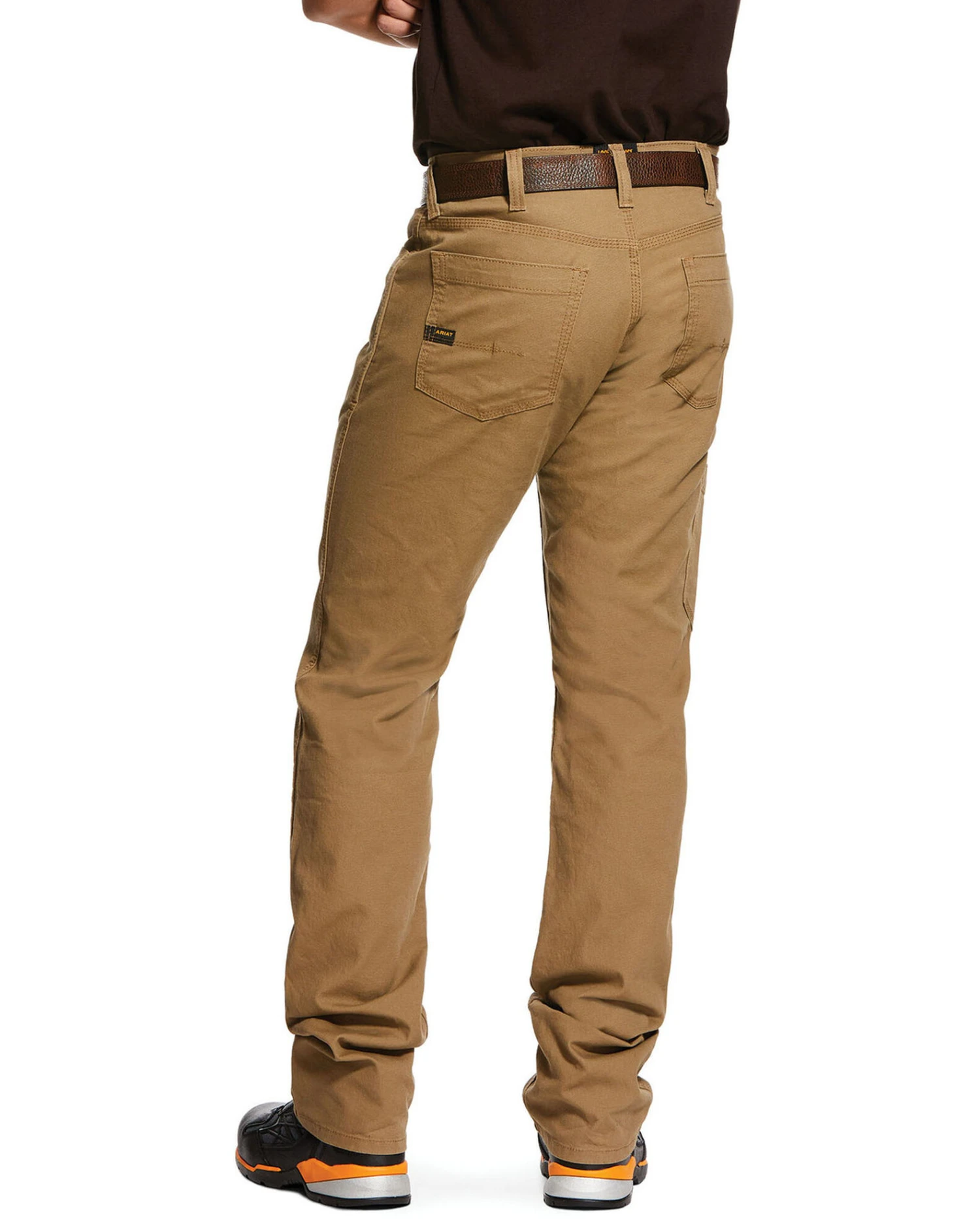 Ariat Men's Khaki Rebar M4 Made Tough Durastretch Straight Leg Work Pants - Big 3 Ariat Men's Khaki Rebar M4 Made Tough Durastretch Straight Leg Work Pants - Big