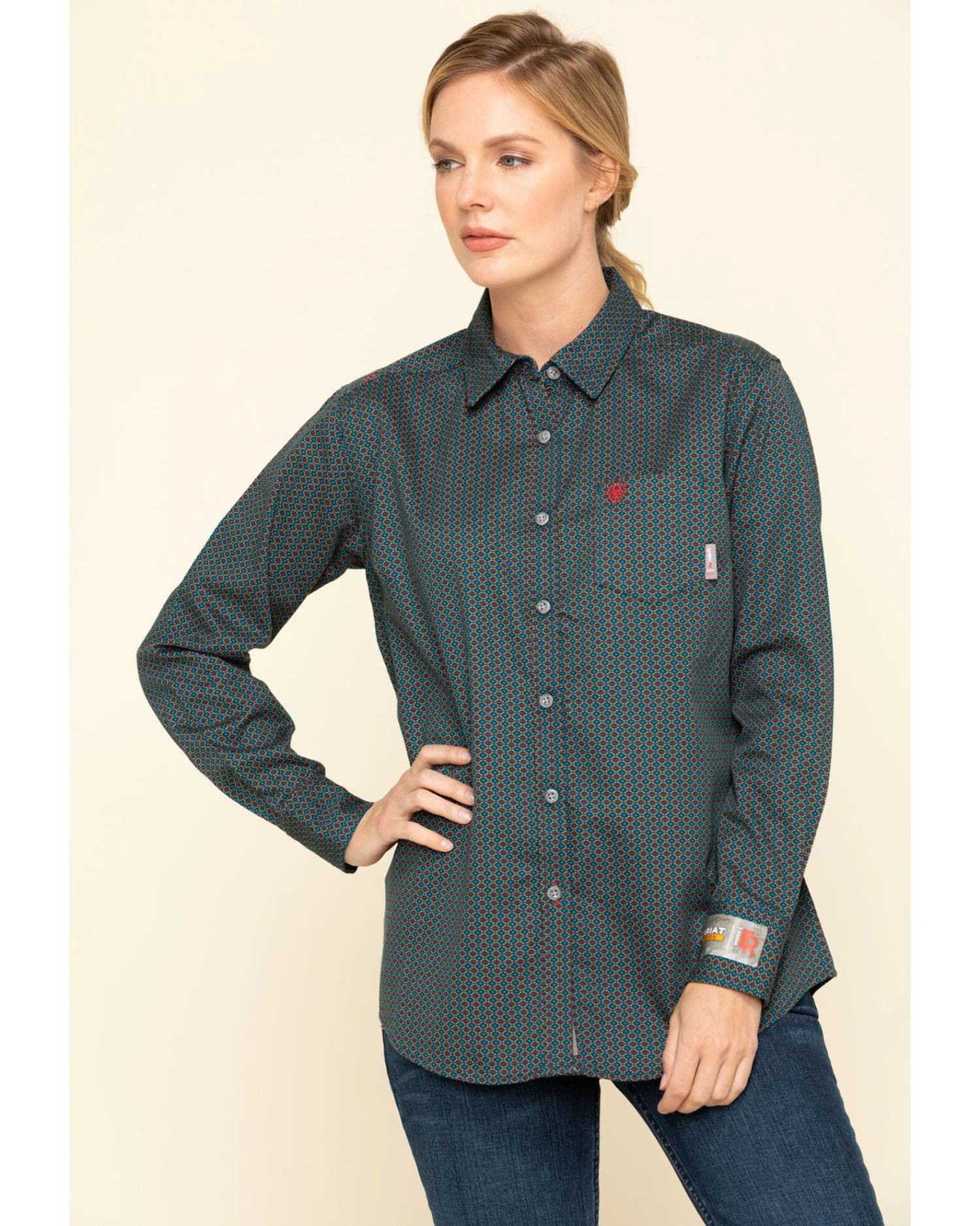 Ariat Women's FR Sierra Work Shirt 3 Ariat Women's FR Sierra Work Shirt
