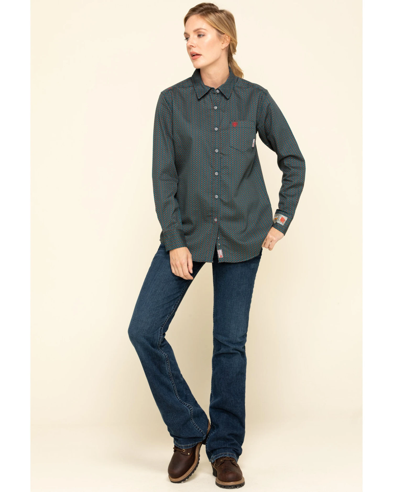 Ariat Women's FR Sierra Work Shirt 8 Ariat Women's FR Sierra Work Shirt - Image 6