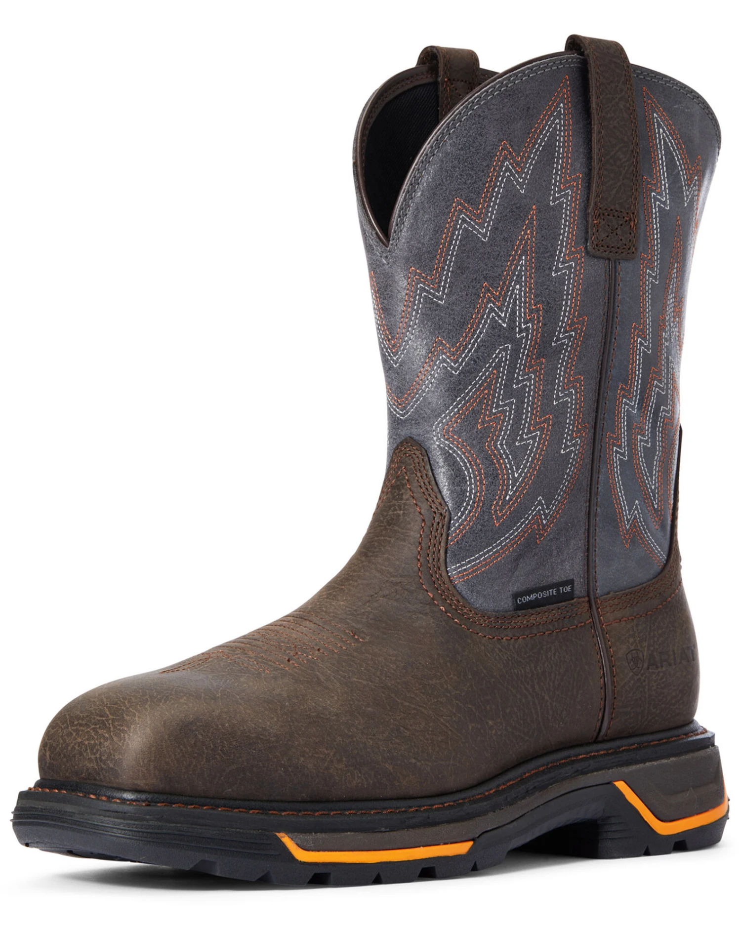 Ariat Men's Iron Big Rig Western Work Boots - Composite Toe 2 Ariat Men's Iron Big Rig Western Work Boots - Composite Toe