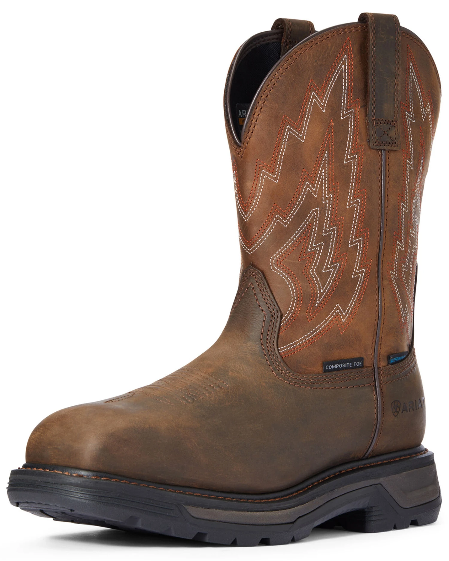 Ariat Men's Waterproof Big Rig Western Work Boots - Composite Toe 3 Ariat Men's Waterproof Big Rig Western Work Boots - Composite Toe