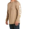 Ariat Men's Khaki Rebar Heat Fighter Long Sleeve Work Pocket T-Shirt 1 Ariat Men's Khaki Rebar Heat Fighter Long Sleeve Work Pocket T-Shirt -Ariat 2000330603 250 P1