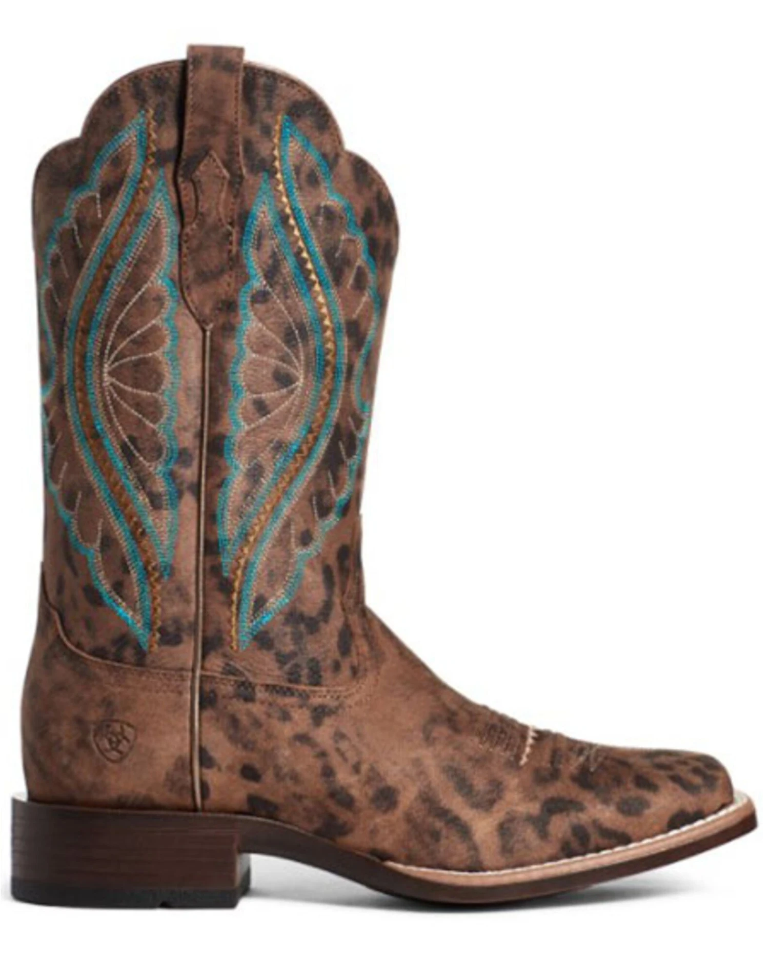 Ariat Women's Leopard Primetime Western Performance Boots - Broad Square Toe 4 Ariat Women's Leopard Primetime Western Performance Boots - Broad Square Toe - Image 2