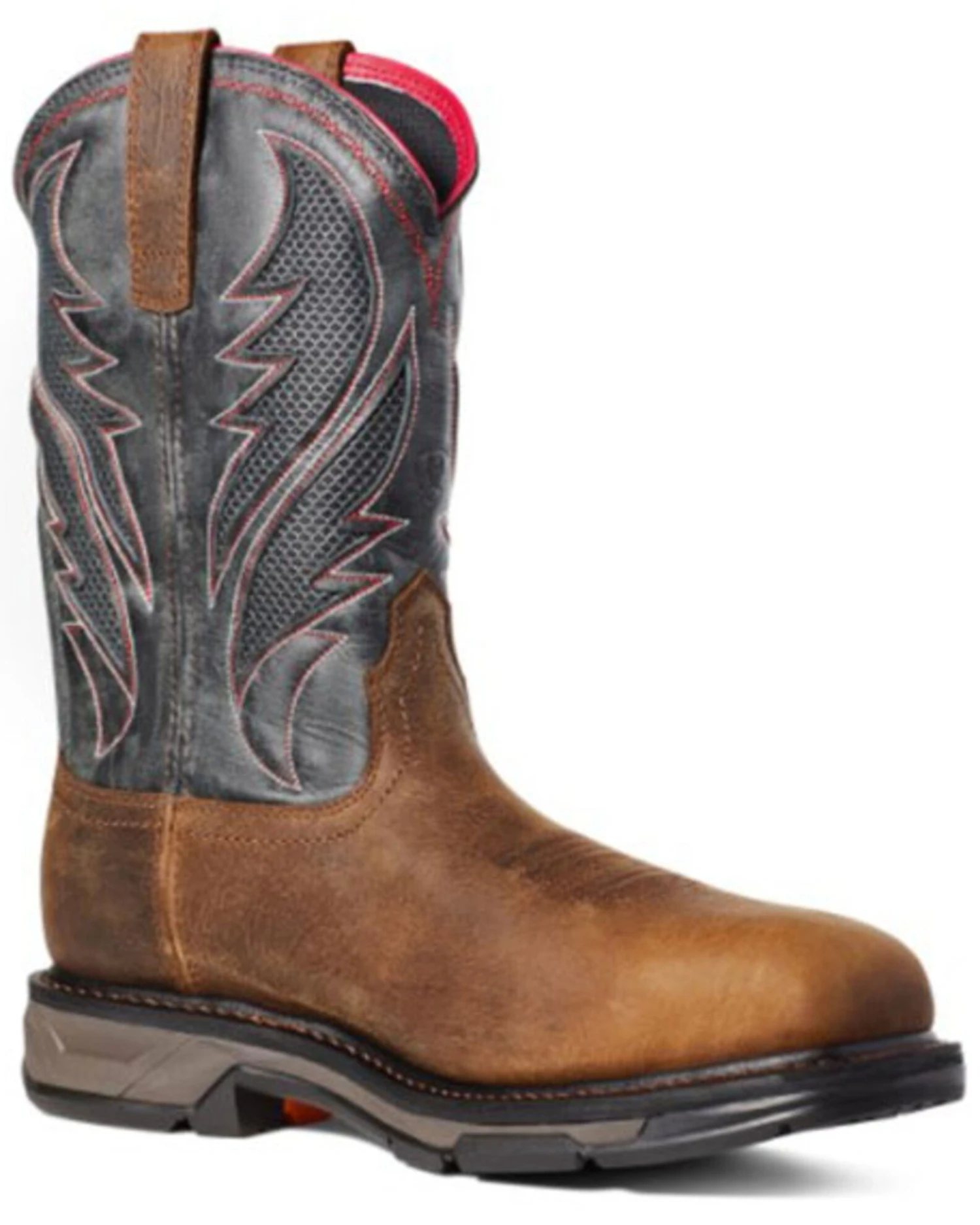 Ariat Men's Workhog Waterproof Western Work Boots - Broad Square Toe 3 Ariat Men's Workhog Waterproof Western Work Boots - Broad Square Toe