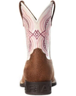 Ariat Girls' Double Kicker Western Boots - Broad Square Toe 9 Ariat Girls' Double Kicker Western Boots - Broad Square Toe -Ariat 2000331670 280 P3